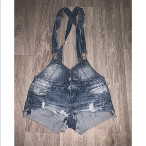 Overall Shorts